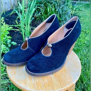 Anthropologie Latigo Suede Heels | Womens Size 11